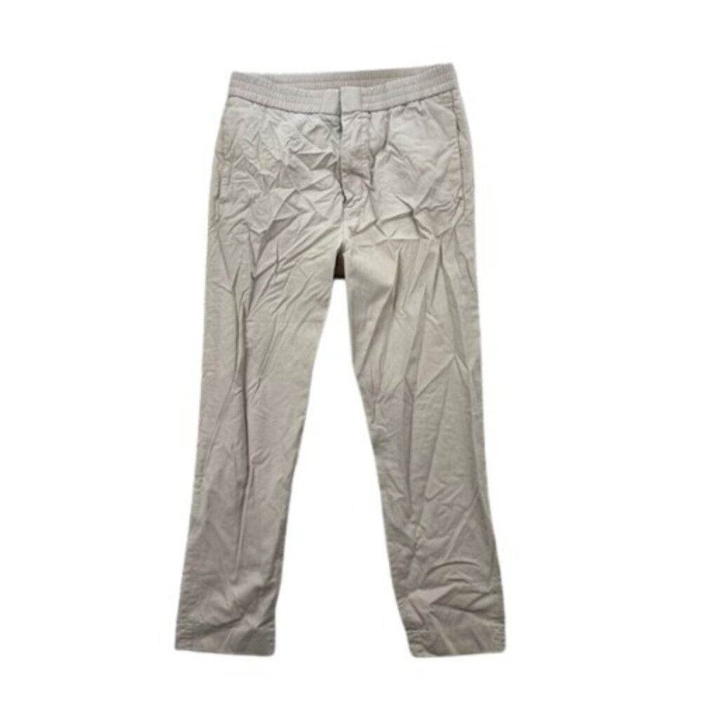 COS Men’s Pants 32R Beige Elastic Waist Tapered Cotton‎ Blend Trousers Casual